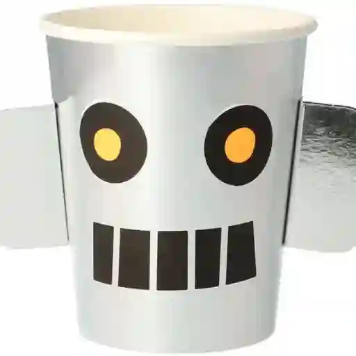 Vasos de robots (conjunto de 8)