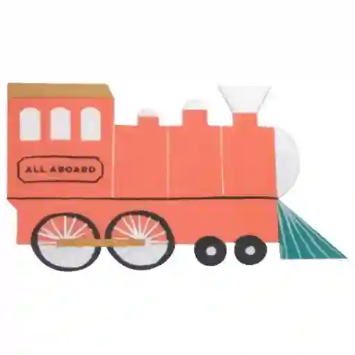 Servilletas de tren (conjunto de 16)