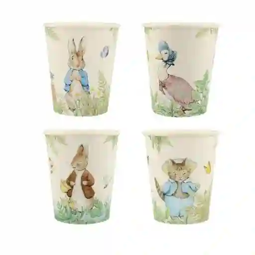 Vasos Peter Rabbit en el jardín