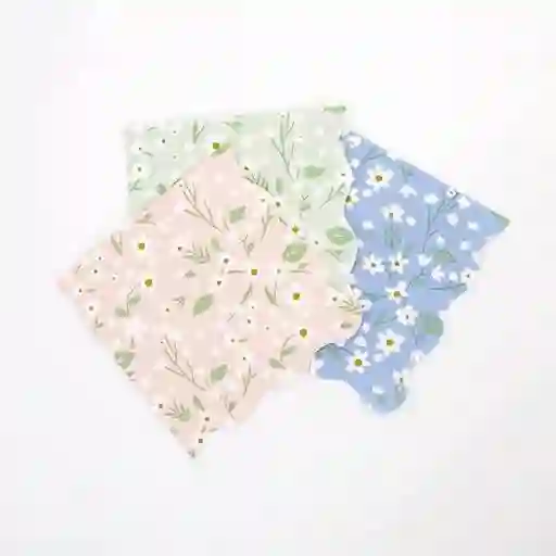Servilletas pequeñas florales (paquete de 20)