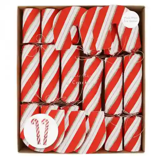 Crackers de bastón de caramelo