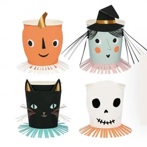 Vasos vintage halloween