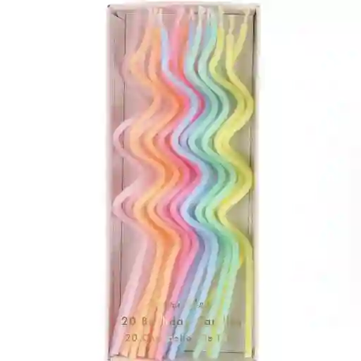 Velas pastel