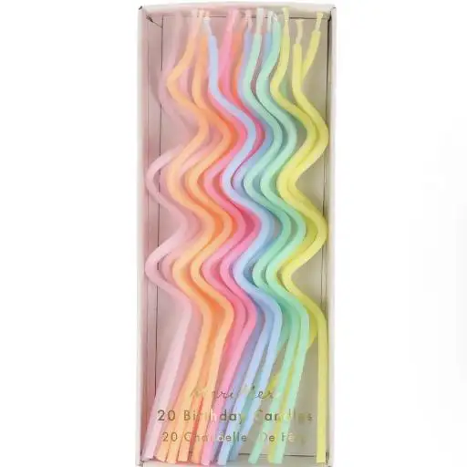 Velas pastel