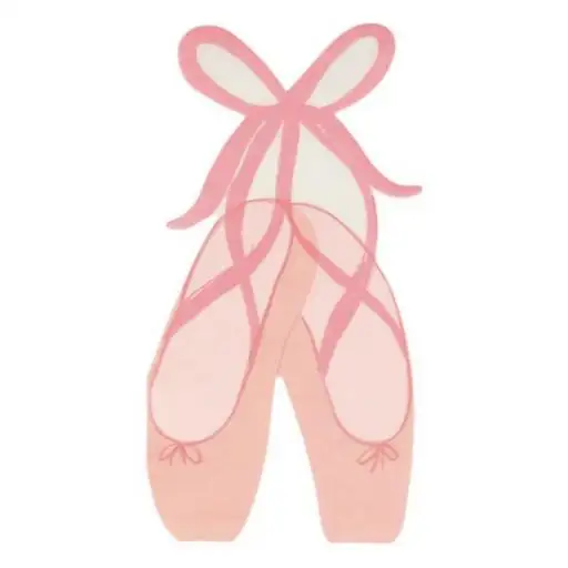 Servilletas zapatillas de ballet bailarina