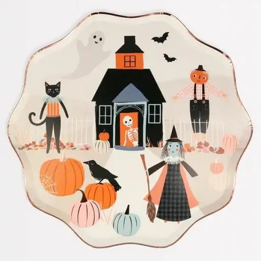 Platos grandes  de Halloween