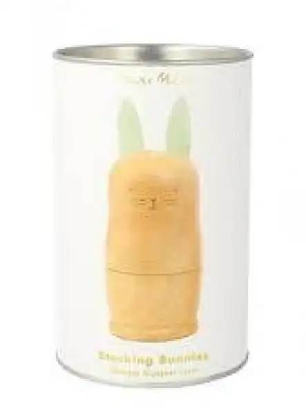 Juego apilable madera de conejitos