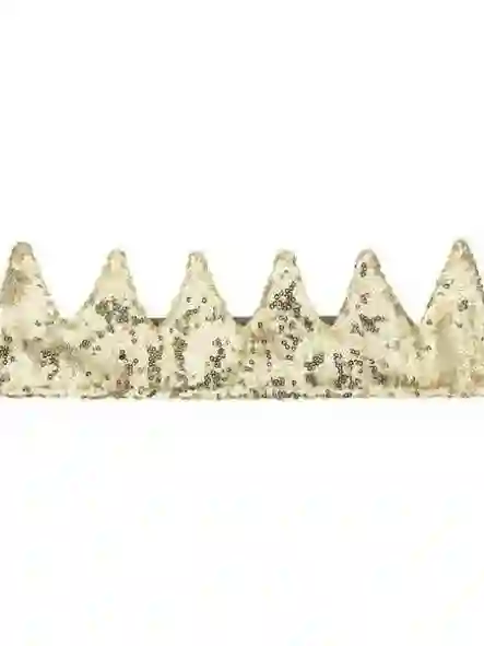 Disfraz corona oro