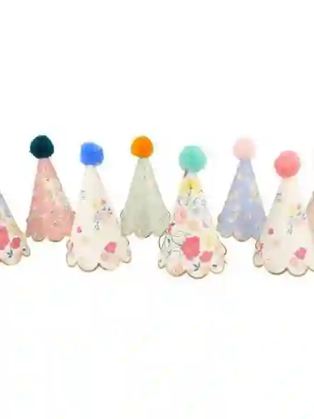 Sombreros ingleses para fiestas (juego de 8)