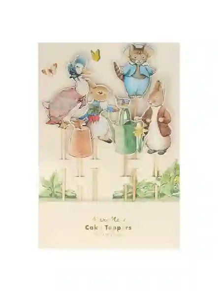 Decoración topper para tarta Peter Rabbit & Friends