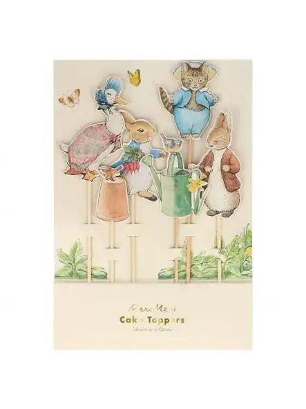 Decoración topper para tarta Peter Rabbit & Friends