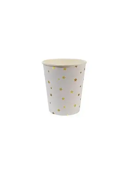 Vasos estrella oro