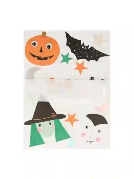 Pegatinas con motivos de Halloween (juego de 5 hojas)