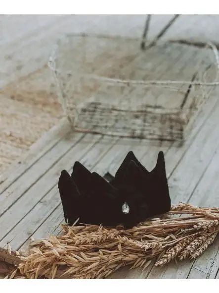 Corona negra halloween