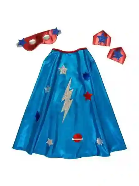 Disfraz de superhéroe azul