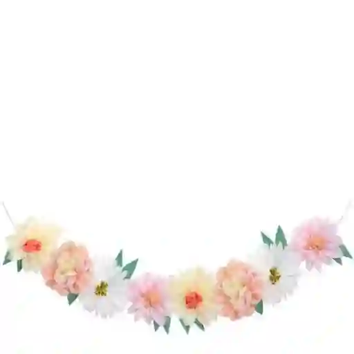 Guirnalda de flores gigantes