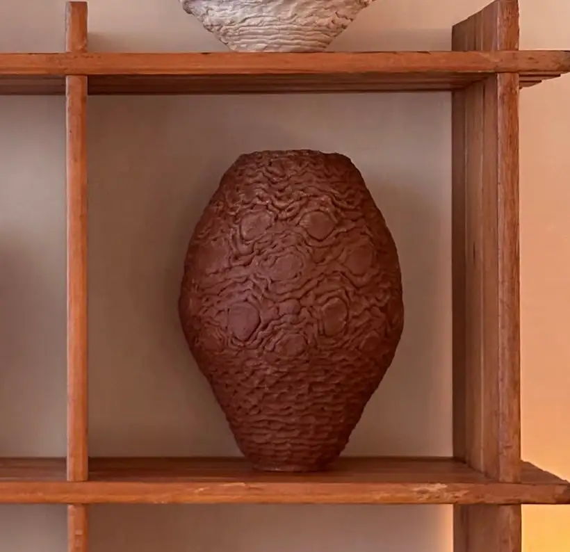 Jarrón Crochete de cerámica artesanal - Imagen 11