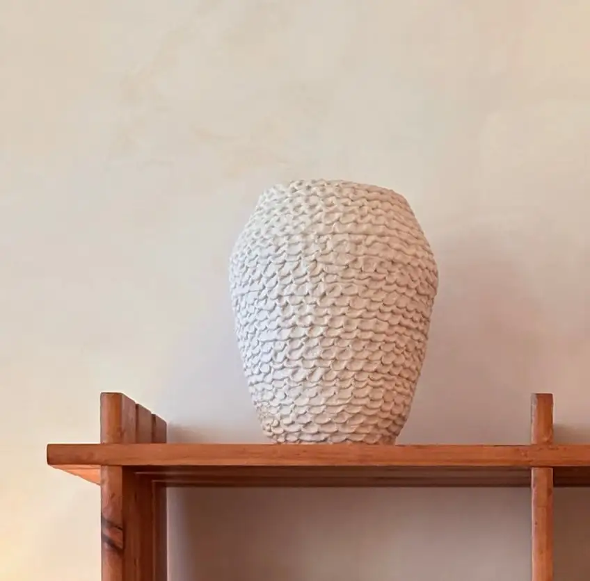 Jarrón Crochete de cerámica artesanal - Imagen 14