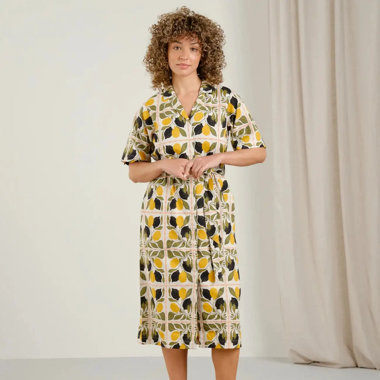 Vestido camisero VERDE - Imagen 5