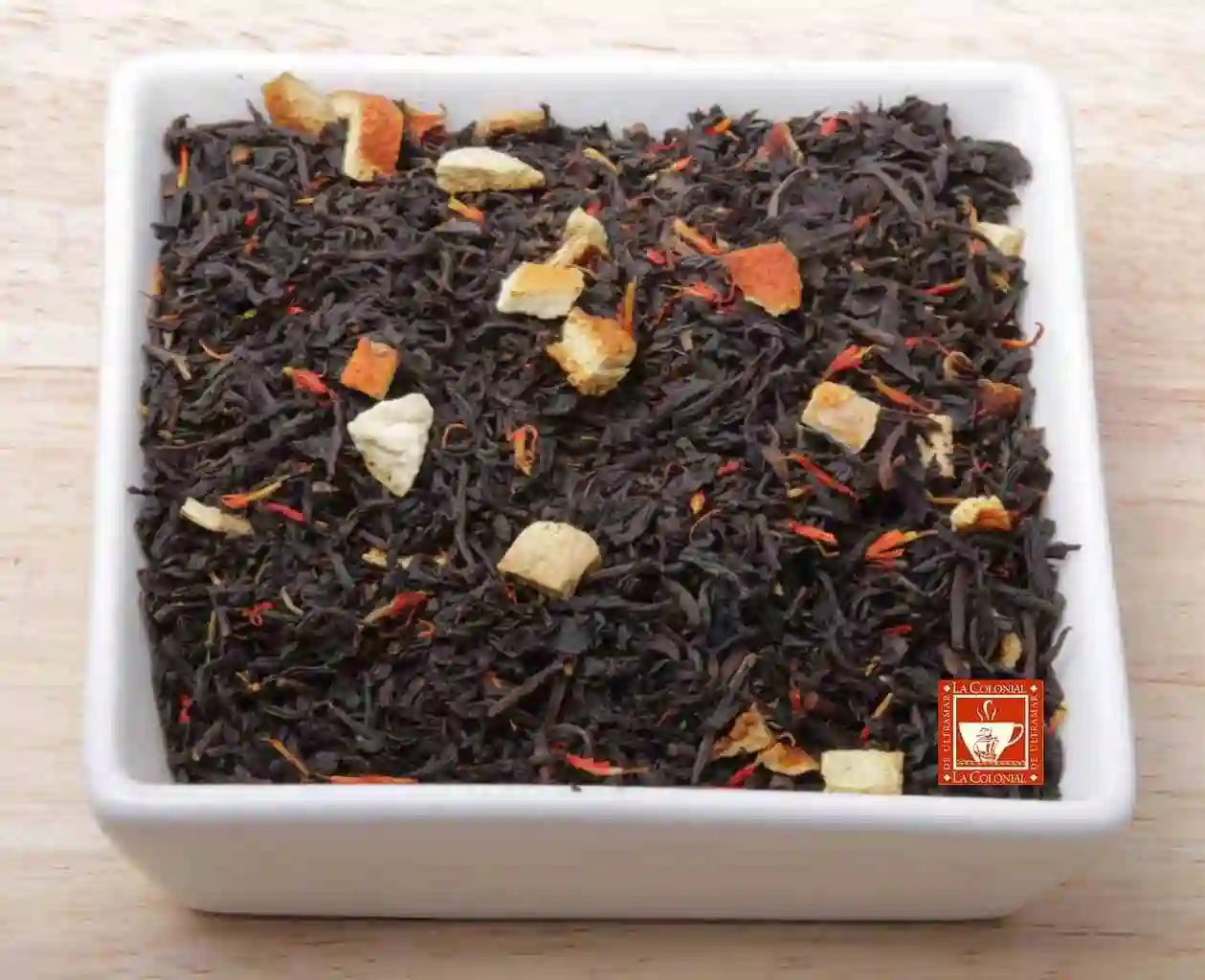 Black tea with blood orange