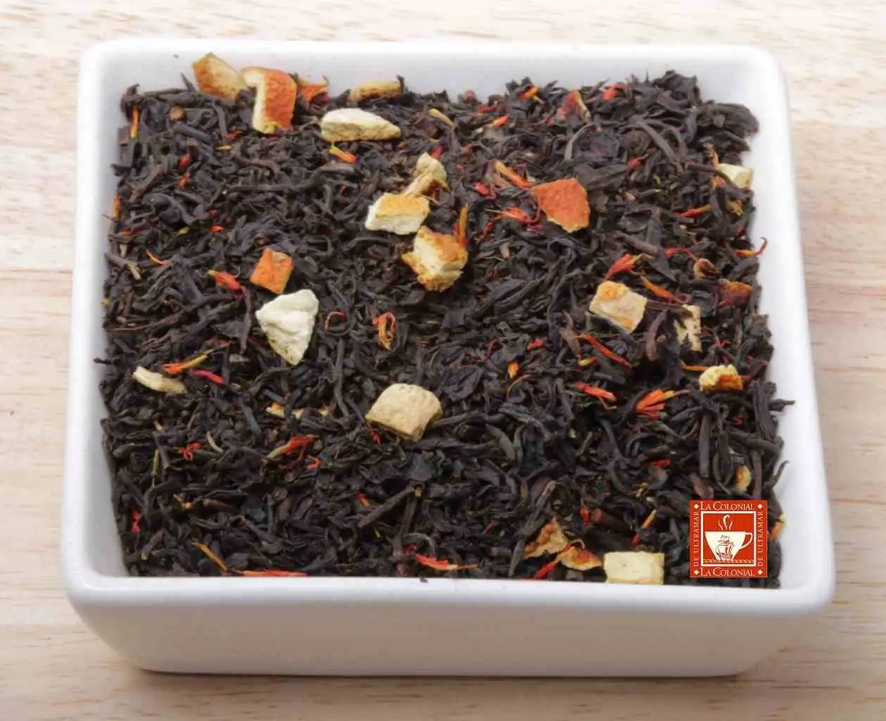 Black tea with blood orange