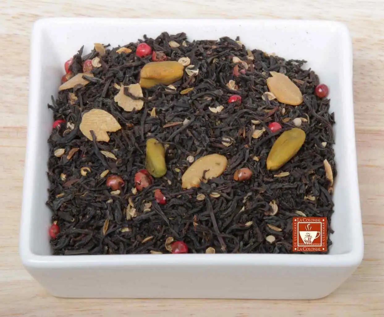 Té negro Pistachos y almendras