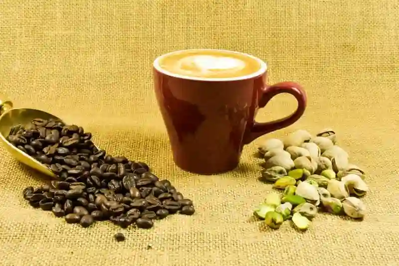 Café de crema de pistacho