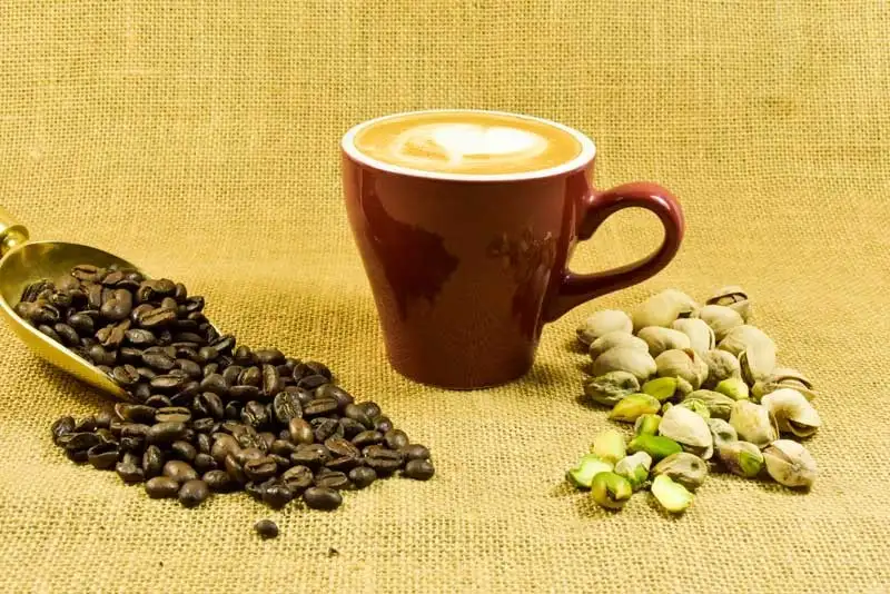 Café de crema de pistacho