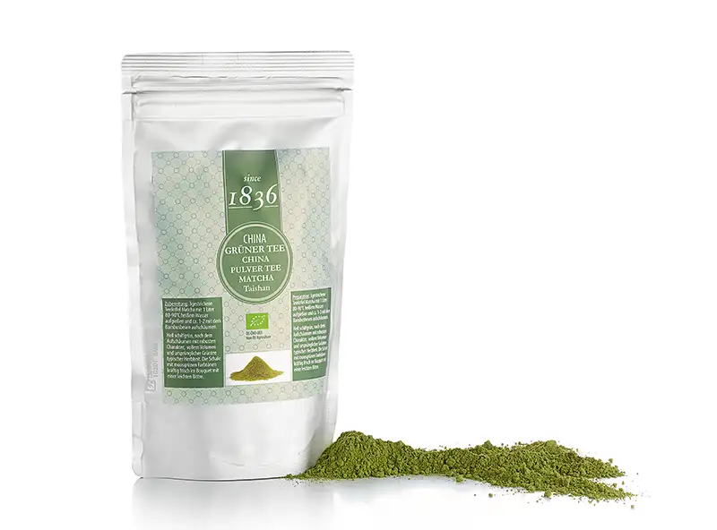 Té verde Matcha Chino Taishan - Bolsa de 200 g.