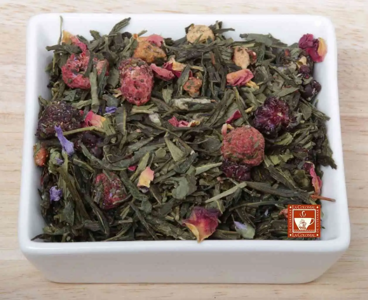Té verde Yogur de fresas y moras