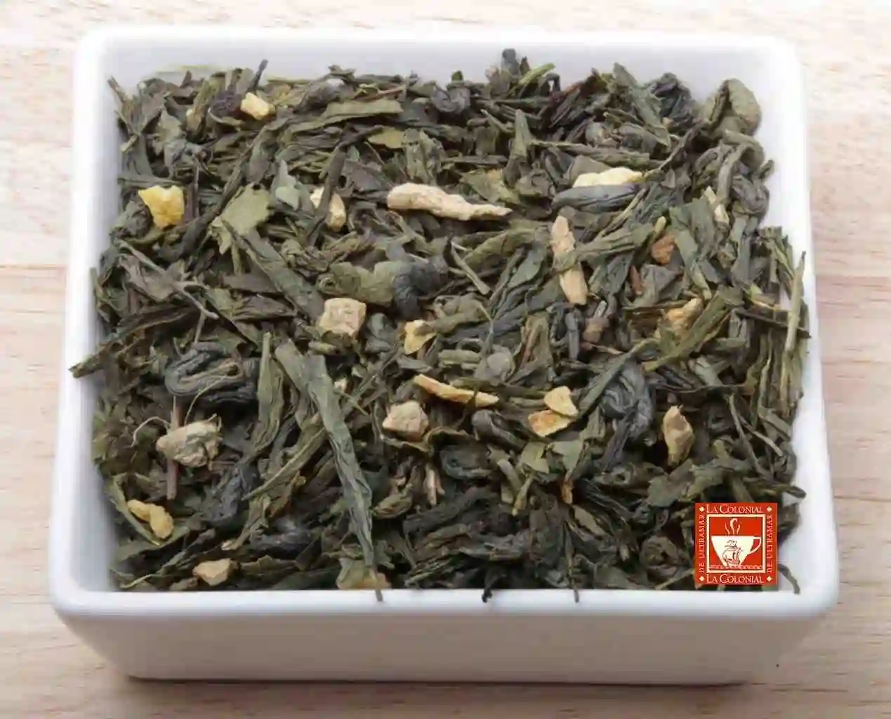 Té verde con jengibre