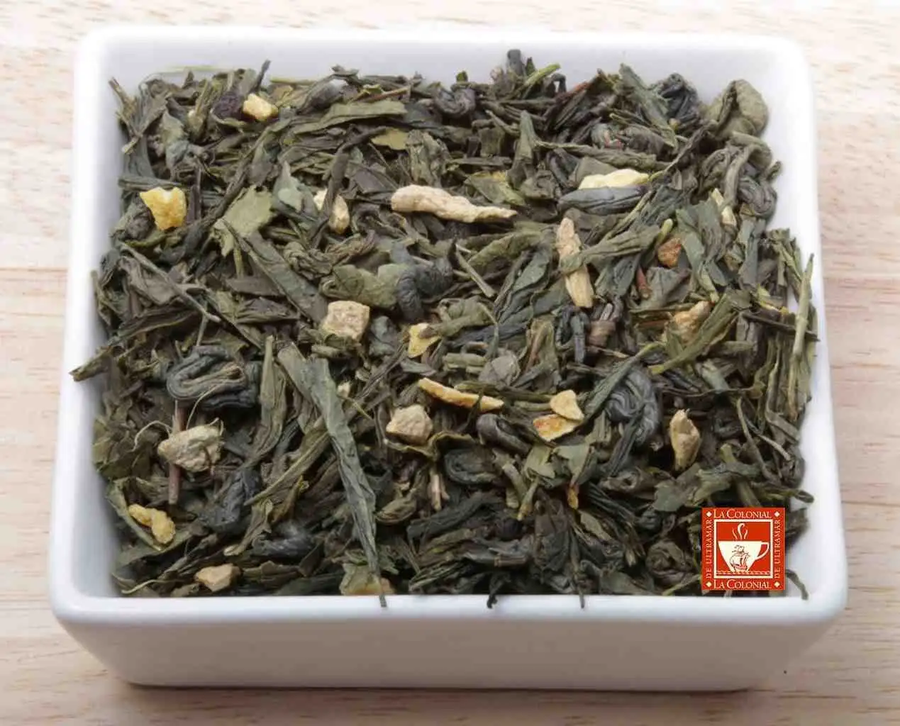 Té verde con jengibre