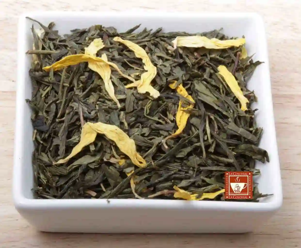 Peach green tea