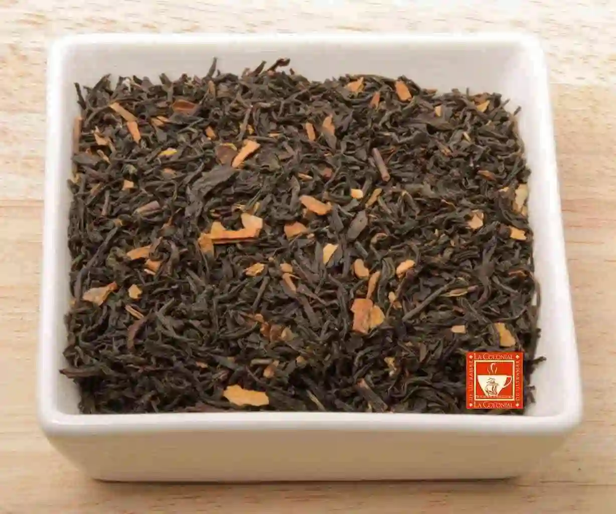 Black tea wealed with cinnamon
