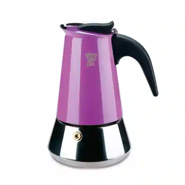 Cafetera Pezzetti Steelexpress 4tz Lila
