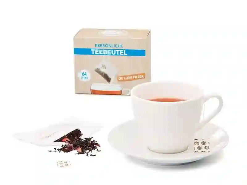 Filtros de té de tela con sistema de autocierre