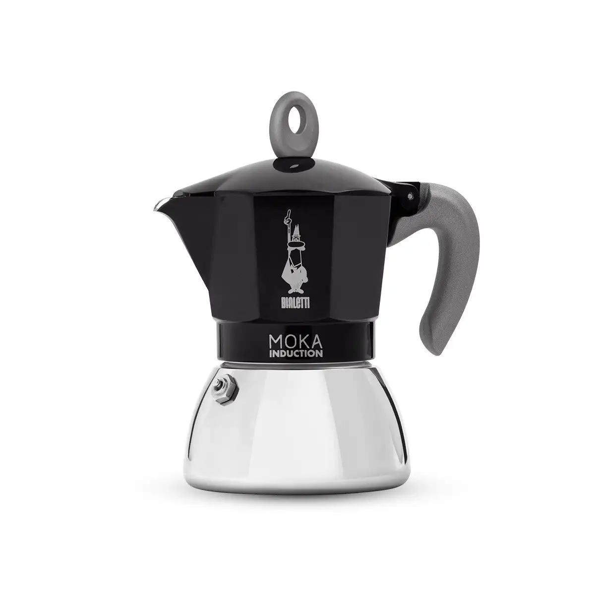 Cafetera Bialetti Moka inducción 4 Tazas negra