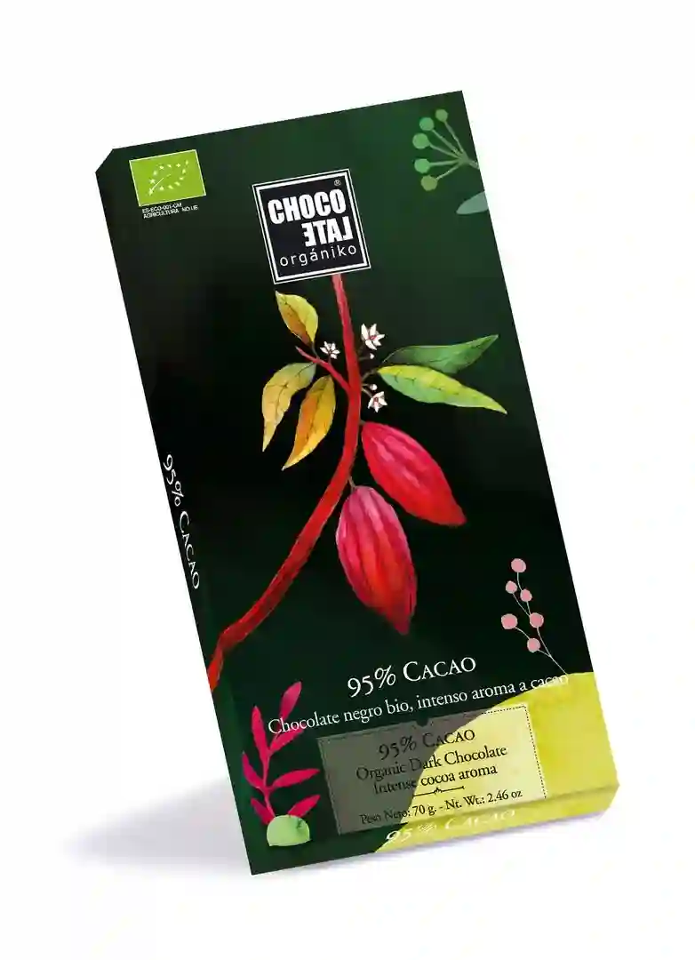 Chocolate negro 95% Cacao - 70g
