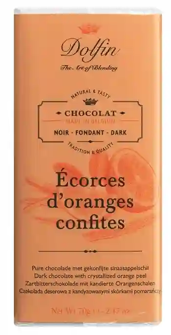 Dolphin chocolate with confited orange - 70g