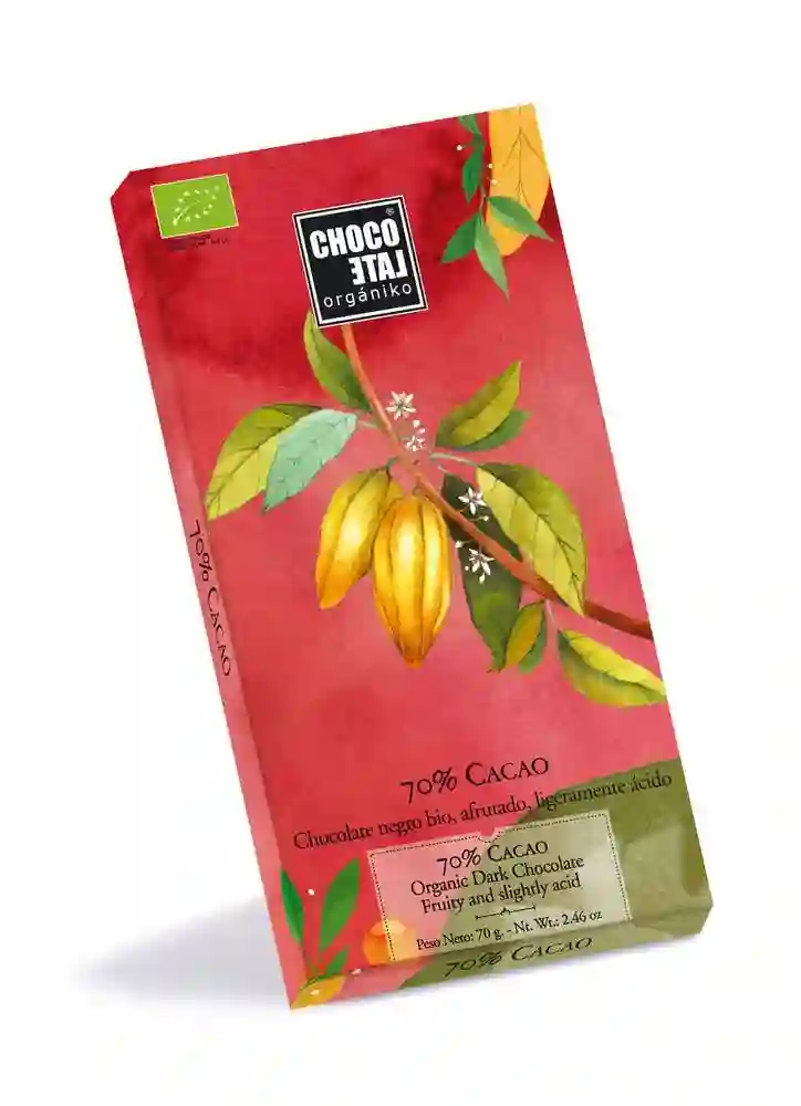 Chocolate negro 70% cacao - 70g