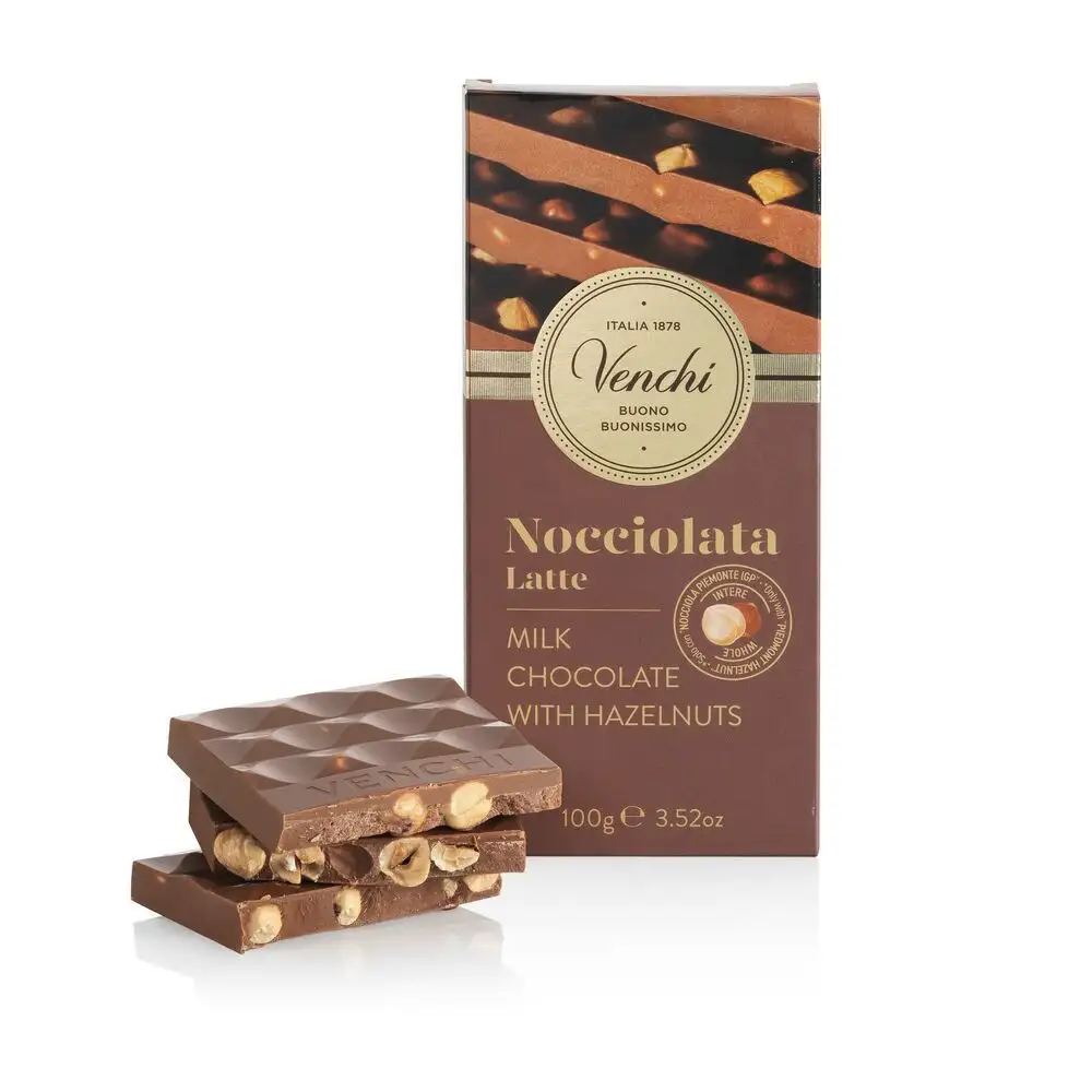 Chocolate con leche VENCHI con avellanas - 100g