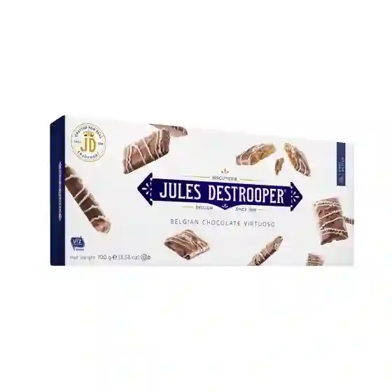 Jules Destrooper Galletas de canela con chocolate con leche 100 g.