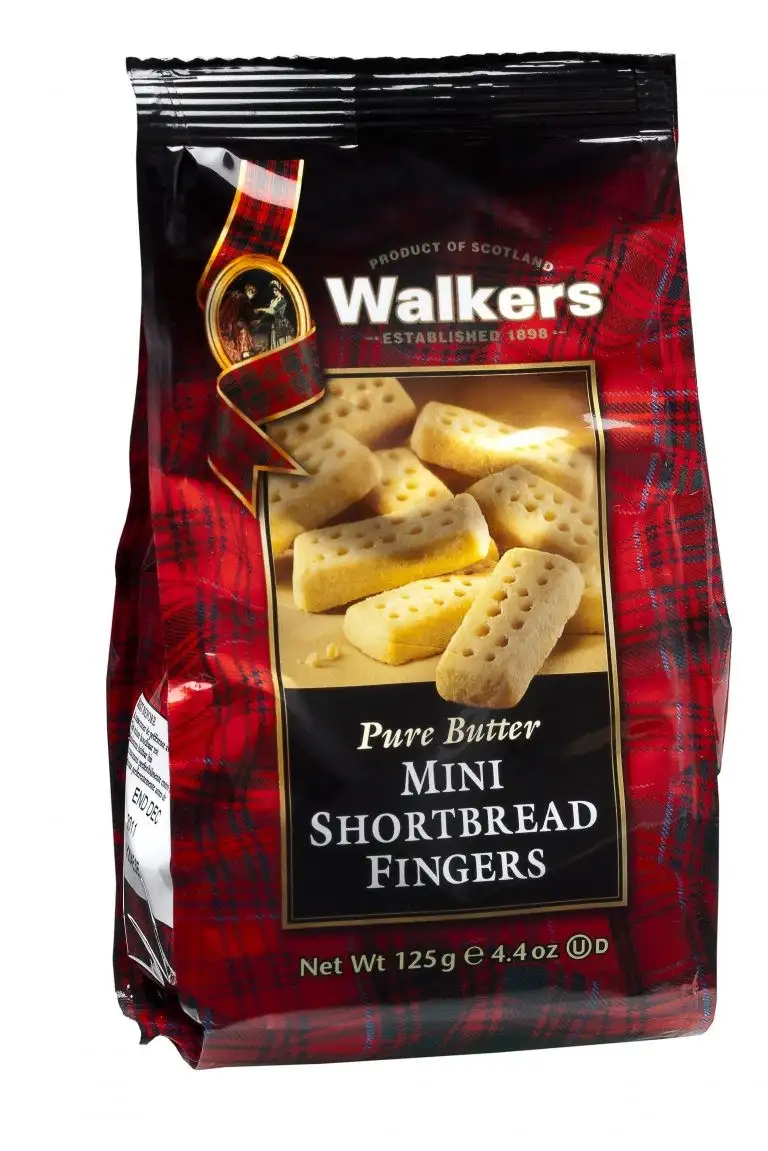 Mini Shortbread Fingers Walkers 125 g