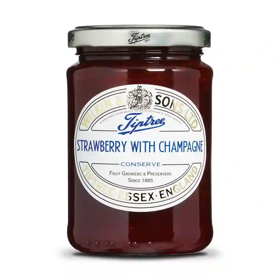 Mermelada de Fresas con Champán Tiptree Strawberry With Champagne Conserve 340 g.