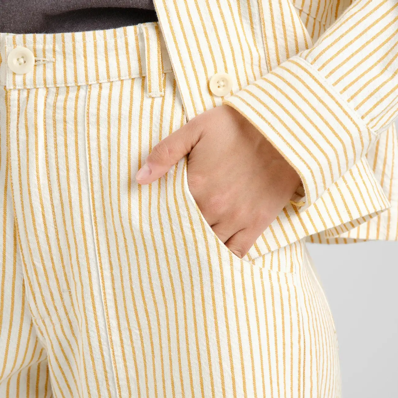 Yellow Workwear Pants - Image 3