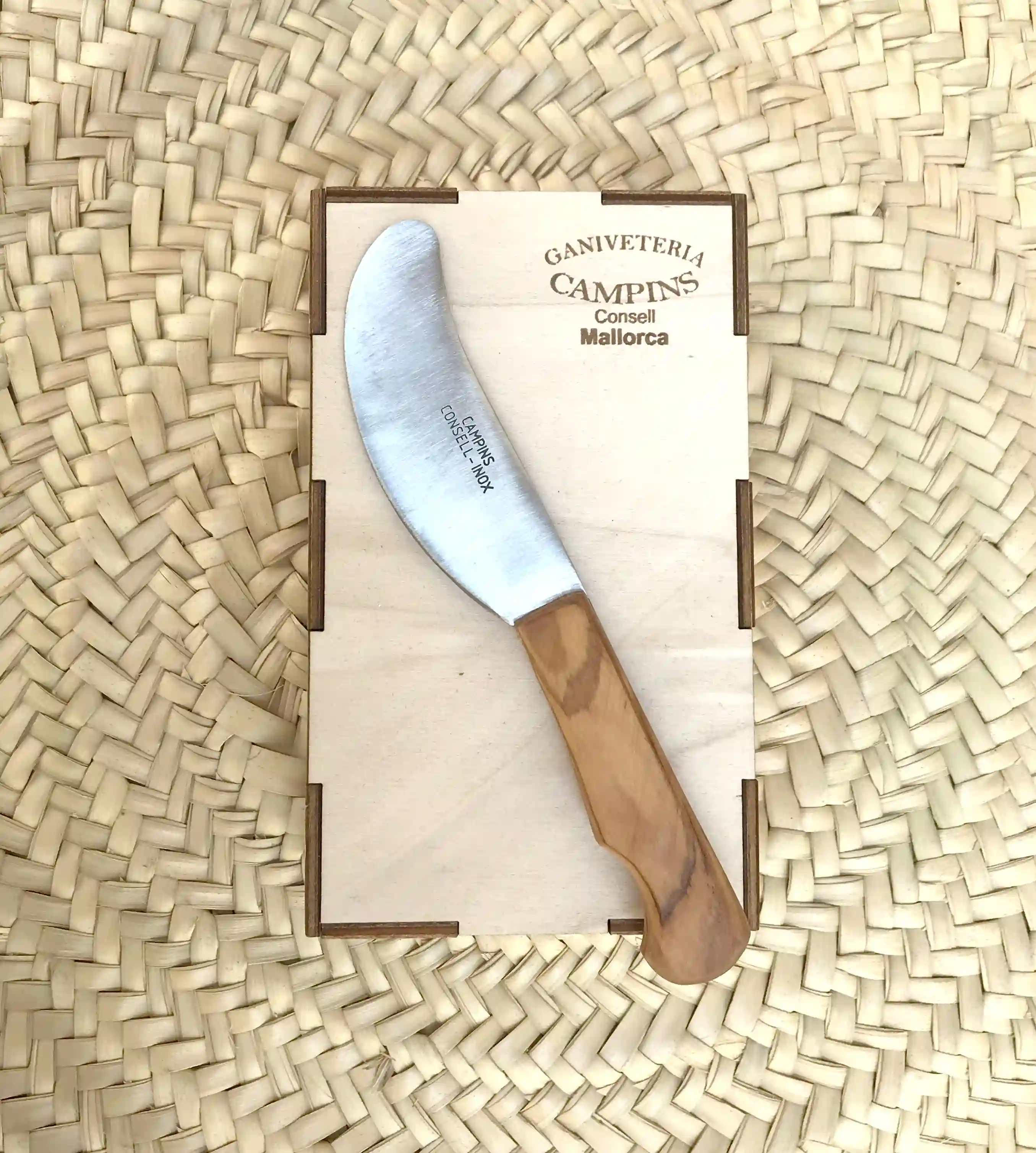 Cuchillo artesano de Mallorca para untar (sobrassada)