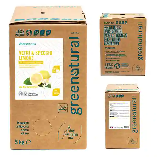 DETERGENTE ESPEJOS Y CRISTALES BAG 5 KG