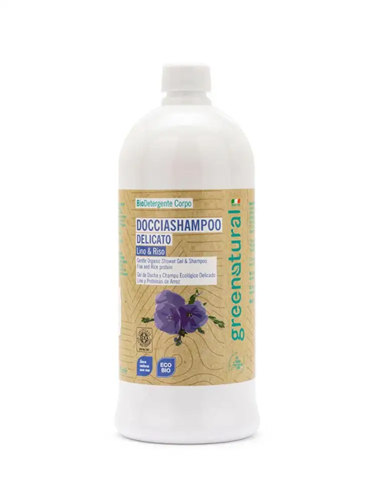 GEL DE DUCHA /CHAMPU LINO Y ARROZ 250ML