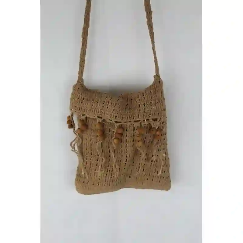 Bolso crochet marrón