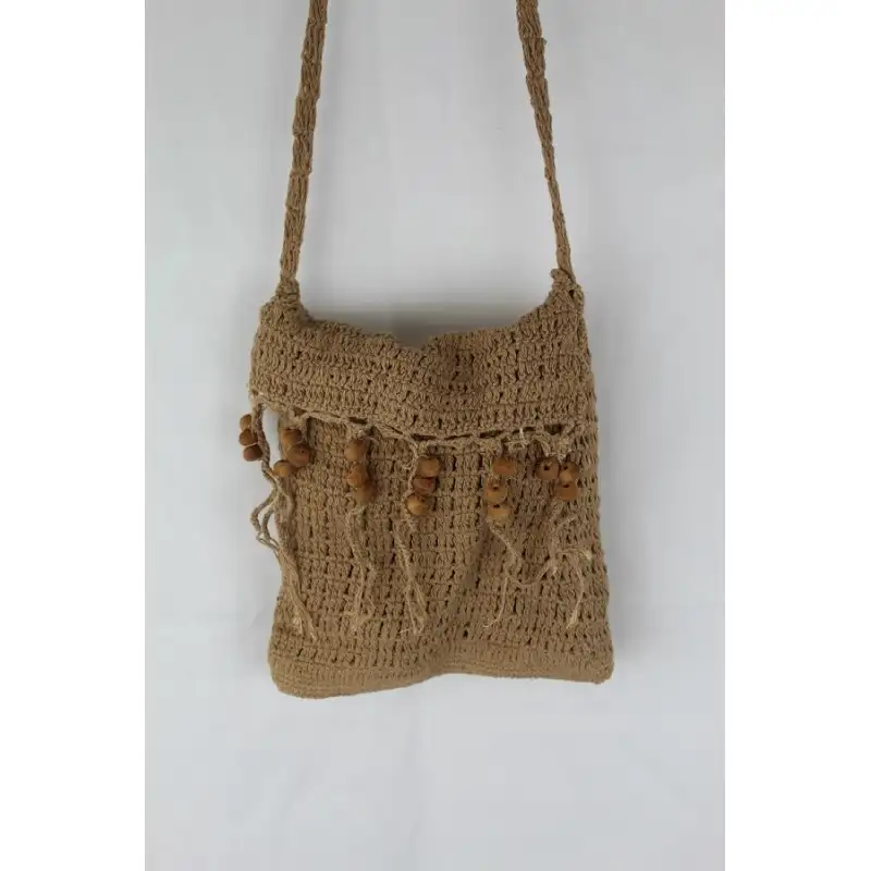 Bolso crochet marrón